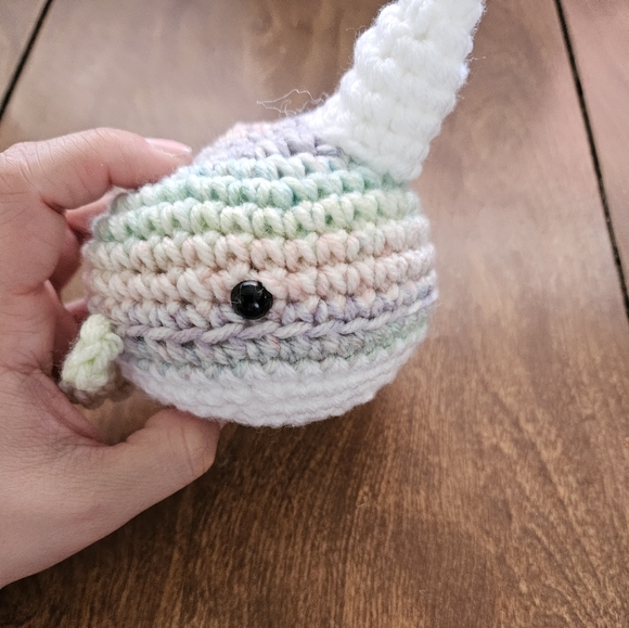 Hand Crafted Other - Crochet Pastel Narwhal Amigurumi